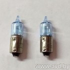 Купить Лампы автомобильные Flosser H6W 12V 6W BAX9s Mini-Halogen blue 1шт (400633)  в Минске.