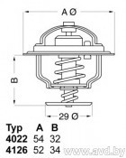 Купить Термостаты Wahler 4022.82D1  в Минске.