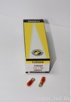 Купить Лампы автомобильные Flosser T5 12V 1,2W W2X4,6d AMBER 10шт [419107]  в Минске.