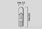 Купить Лампы автомобильные Flosser 6V 1,2W W2X4,6d T5 (безцокольная) 1шт (4196)  в Минске.