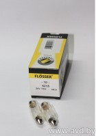 Купить Лампы автомобильные Flosser 24V 15W SV8.5 15x41mm 1шт (4215)  в Минске.