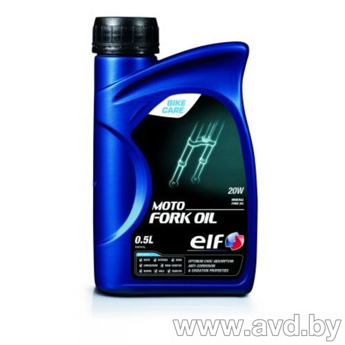 Купить Трансмиссионное масло Elf Moto Fork OIL 15W 0,5л  в Минске.