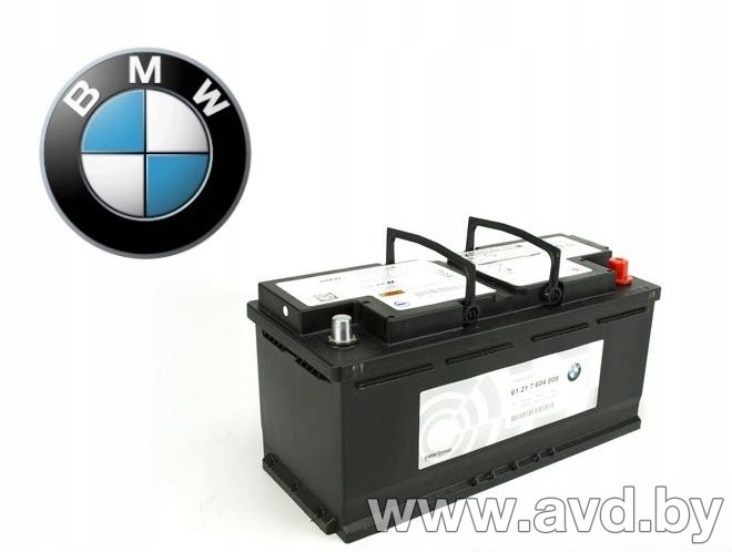 Купить Автомобильные аккумуляторы BMW 105Ah 950A AGM (61217604808)  в Минске.