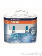 Купить Лампы автомобильные Osram H3 Cool Blue Hyper 2шт [62151CBH-HCB]  в Минске.