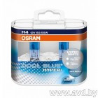 Купить Лампы автомобильные Osram H4 Cool Blue Hyper Plus 2шт [62193CBH+-DUOBOX]  в Минске.