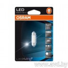 Купить Лампы автомобильные Osram C5W Standart LEDriving Festoon 1шт [6436CW-01B]  в Минске.