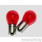 Купить Лампы автомобильные Flosser 24V 21W BA15s ROT 1шт (665208) в Минске.