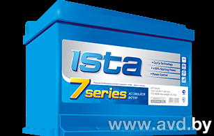 Купить Автомобильные аккумуляторы ISTA 7 Series 6CT-100 A2 (100 А/ч) в Минске.