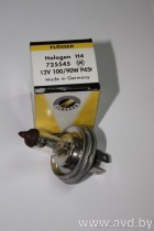 Купить Лампы автомобильные Flosser H4 12V 100/90W P45t 1шт [725545]  в Минске.