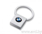 Купить Фирменные аксессуары BMW Брелок для ключей Key Ring Pendant Square 80560443278  в Минске.