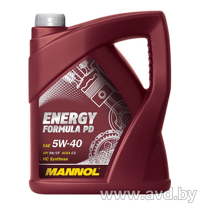 Купить Моторное масло Mannol Energy Formula PD 5w-40 5л в Минске.