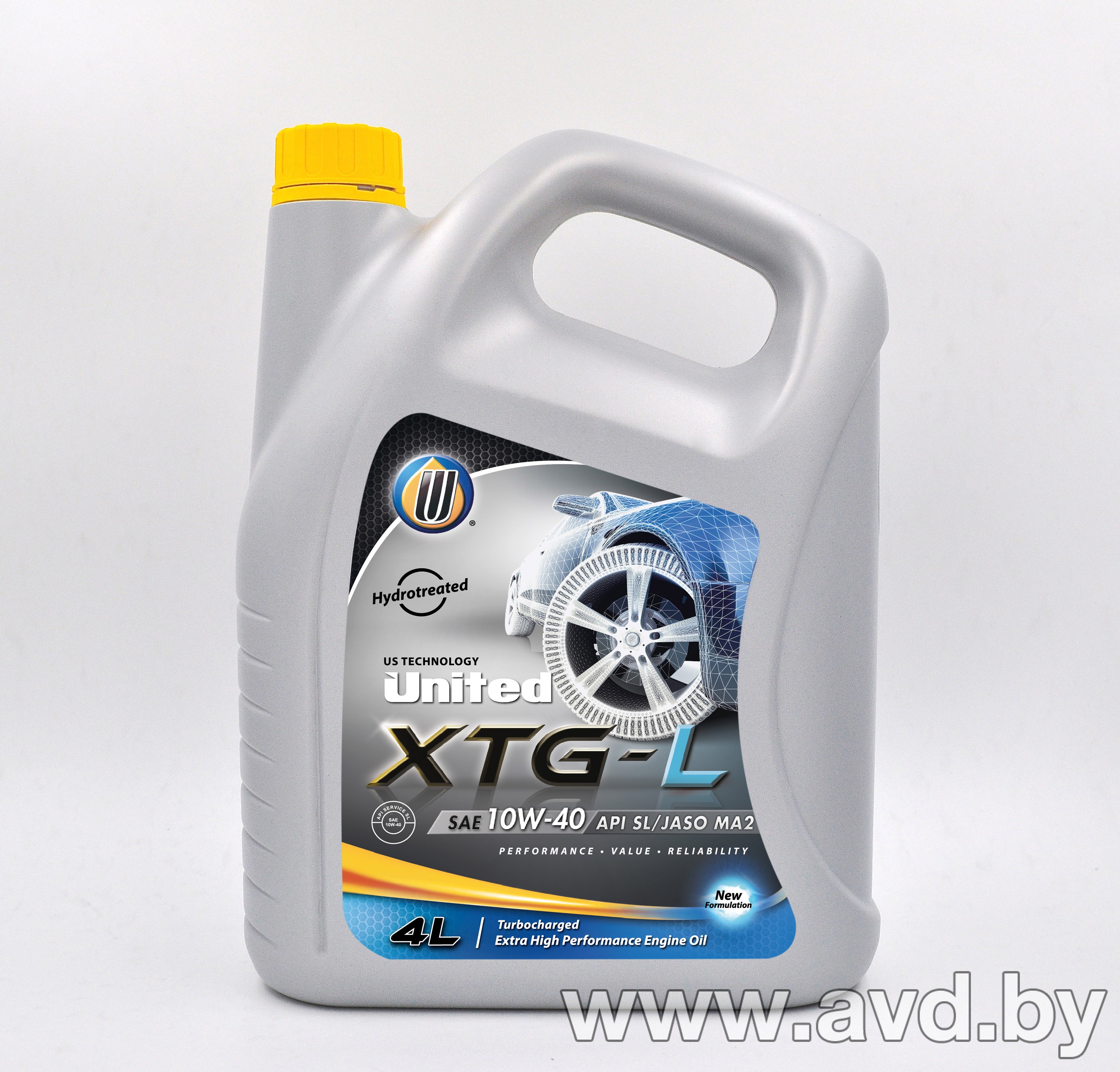 Купить Моторное масло United Oil XTG-L 10W-40 4л  в Минске.