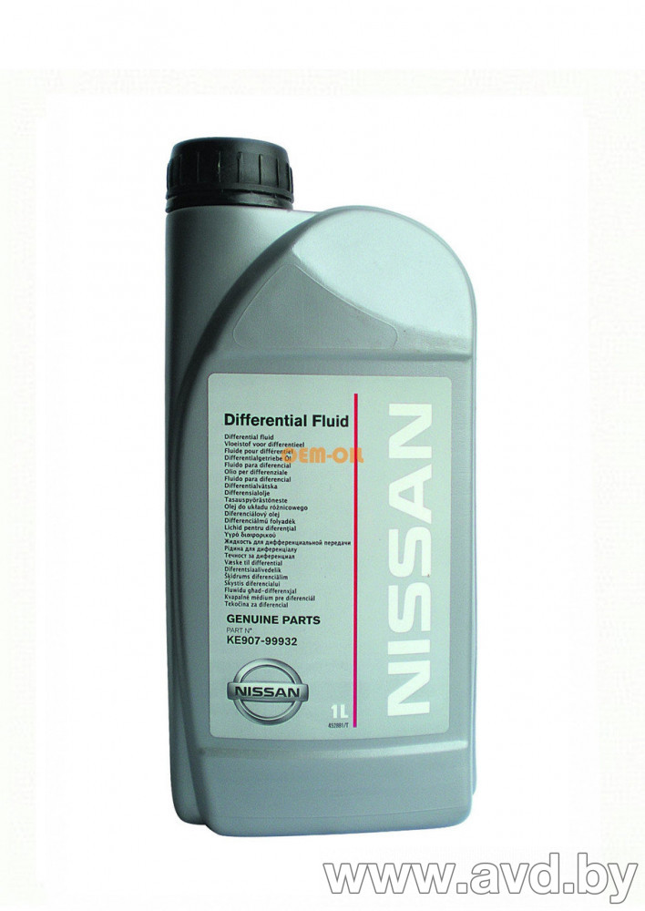 Купить Трансмиссионное масло Nissan 75W-80 (KE91699935R) 1л  в Минске.