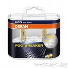 Купить Лампы автомобильные Osram HB3 Fog Breaker 2шт [9005FBR-DUOBOX]  в Минске.