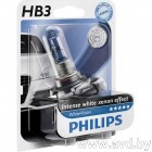 Купить Лампы автомобильные Philips HB3 White Vision 1шт (9005WHVB1)  в Минске.