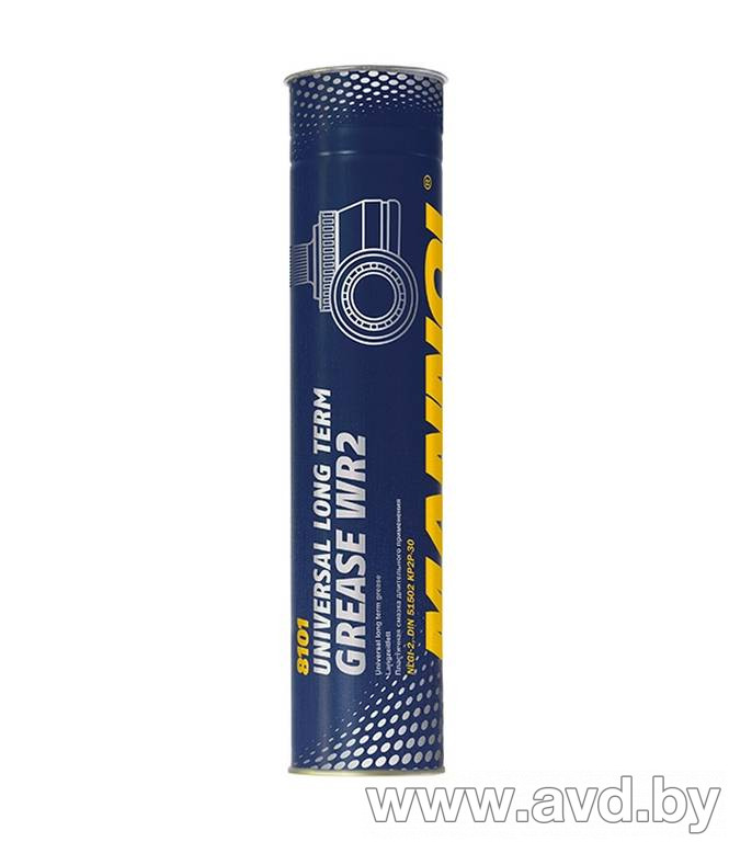Купить Автокосметика и аксессуары Mannol Смазка Водостойкая Для лодок Marine Universal Long Term Grease WR-2 400гр  в Минске.