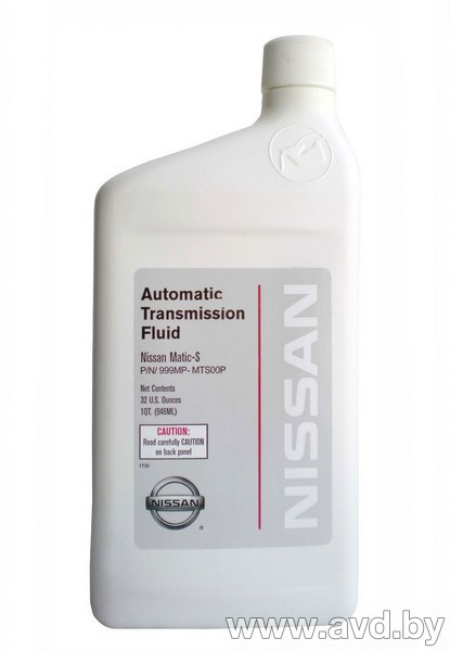 Купить Трансмиссионное масло Nissan ATF Matic S (999MPMAT00S) 0,946л в Минске.