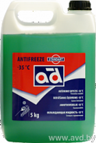 Купить Охлаждающие жидкости AD Antifreeze -35°C Standart Green 5л  в Минске.