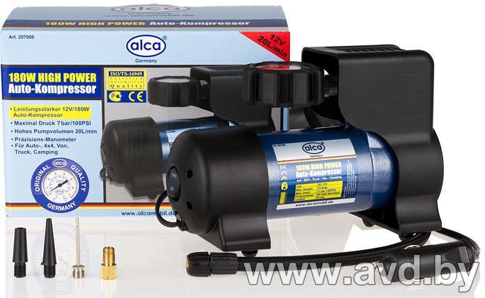 Купить Автомобильные компрессоры Alca 180W High Power (207 000) в Минске.