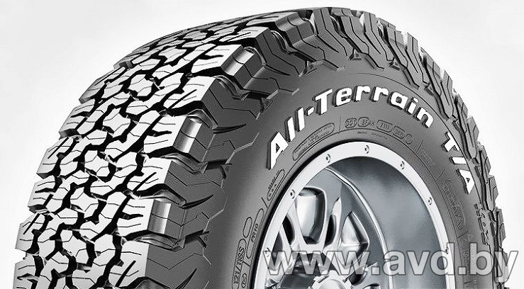 Купить Шины BFGoodrich All-Terrain T/A KO2 245/75R16 120/116S  в Минске.