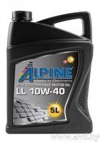 Купить Моторное масло Alpine LL 10W-40 5л в Минске.