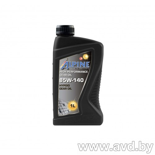 Купить Трансмиссионное масло Alpine Gear Oil GL-5 85W-140 1л  в Минске.