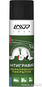 Купить Автокосметика и аксессуары Lavr Антигравий черный Экстремальная защита 650мл (Ln1551) в Минске.