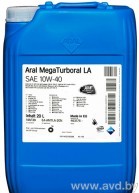 Купить Моторное масло Aral MegaTurboral LA 10W-40 20л  в Минске.