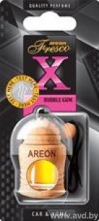 Купить Автокосметика и аксессуары Areon Ароматизатор Fresco XV Bubble Gum подвесной жидкий- Жевательная резинка (ARE FRES X BUBBLE) в Минске.