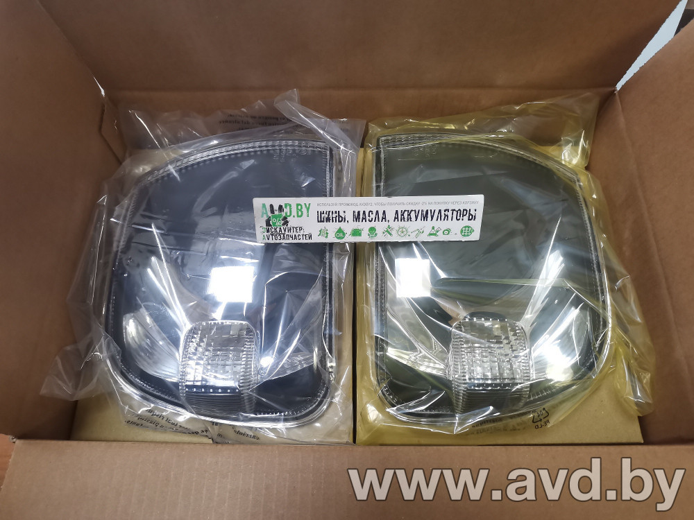 Купить Указатели и повторители поворотов DEPO Комплект указателей поворота (тюнинг, черн) VW: TRANSPORTER T4 97-02 (441-1532PXUE2)  в Минске.