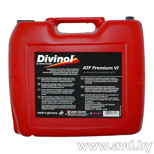 Купить Трансмиссионное масло Divinol ATF-C Premium VI 20л  в Минске.