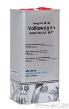 Купить Моторное масло Fanfaro VW Audi Skoda Seat 5W-30 5л  в Минске.