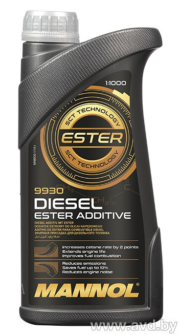 Купить Присадки для авто Mannol Diesel Ester Additive 1л (9930)  в Минске.