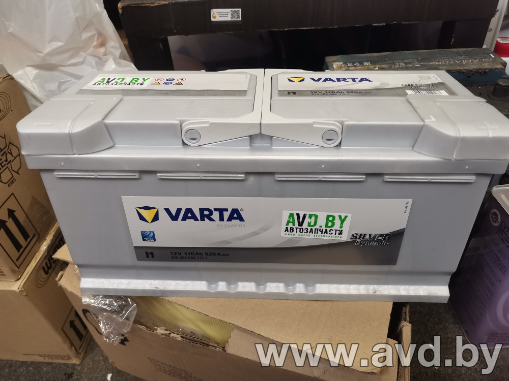 Купить Автомобильные аккумуляторы Varta Silver Dynamic I1 610 402 092 (110 А/ч)  в Минске.