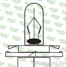 Купить Лампы автомобильные Aywiparts T4.7 1шт (AW1920053P)  в Минске.