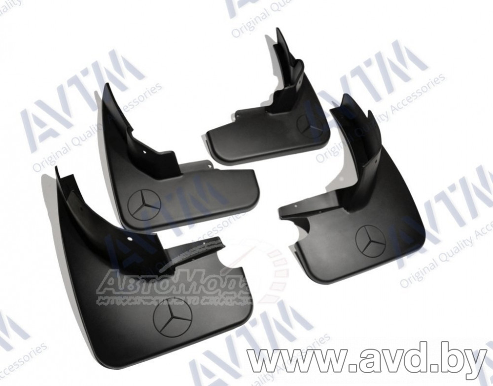 Купить Фирменные аксессуары Mercedes-Benz Брызговики передние W164 ML-class B66528240 в Минске.