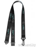 Купить Фирменные аксессуары Mercedes-Benz Лента для ключей AMG Petronas Lanyard 2015 Black B67997321 в Минске.