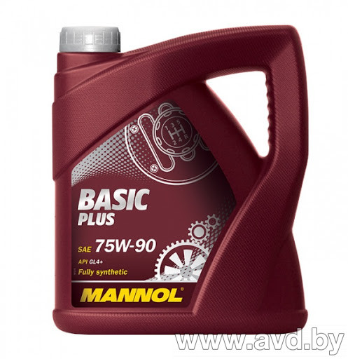 Купить Трансмиссионное масло Mannol Basic Plus 75W-90 API GL 4+ 4л  в Минске.