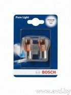 Купить Лампы автомобильные Bosch PY21W Pure Light 2шт [1987301018]  в Минске.