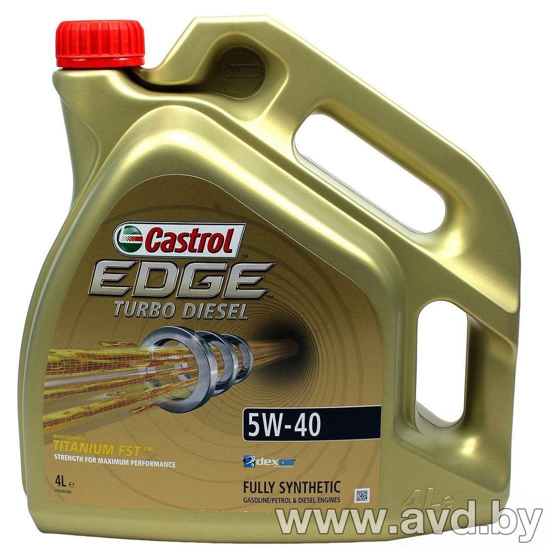 Купить Моторное масло Castrol Edge Turbo Diesel 5W-40 4л  в Минске.