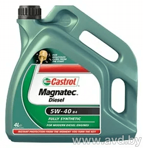 Купить Моторное масло Castrol Magnatec Diesel 5W-40 B4 5л в Минске.