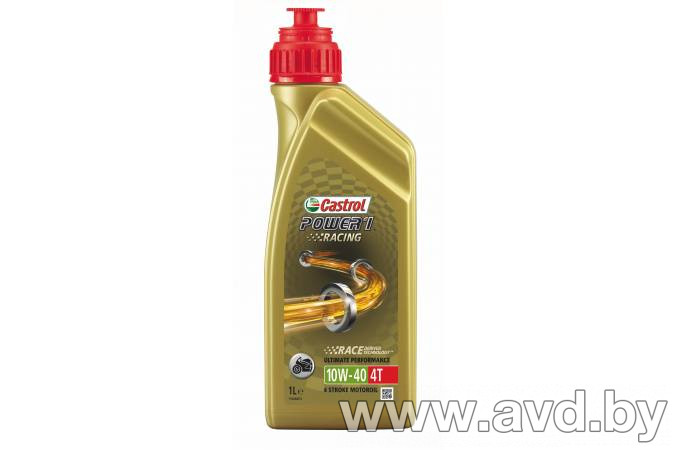 Купить Моторное масло Castrol Power 1 Racing 4T 10W-40 1л в Минске.