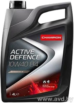 Купить Моторное масло Champion Active Defence B4 10W-40 4л в Минске.