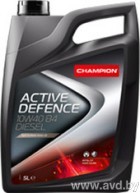 Купить Моторное масло Champion Active Defence B4 10W-40 Diesel 5л  в Минске.