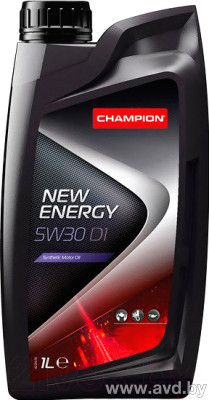 Купить Моторное масло Champion New Energy D1 5W-30 5л  в Минске.