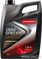 Купить Моторное масло Champion OEM Specific C2 5W-30 5л  в Минске.