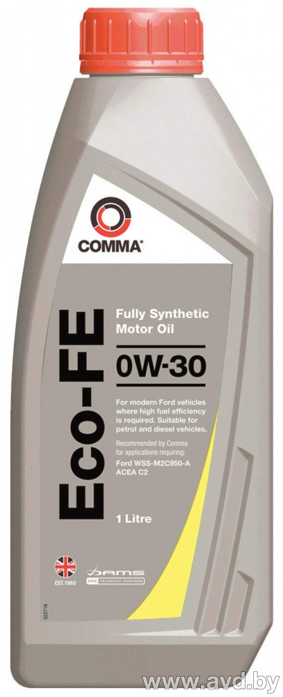 Купить Моторное масло Comma Eco-FE 0W-30 1л в Минске.