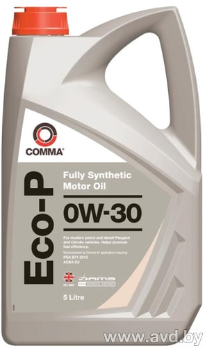 Купить Моторное масло Comma Eco-P 0W-30 5л в Минске.