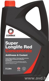 Купить Охлаждающие жидкости Comma Super Longlife Red - Concentrated Antifreeze 5л  в Минске.