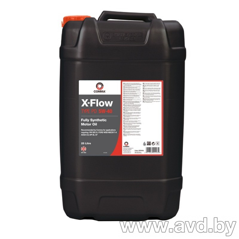 Купить Моторное масло Comma X-Flow Type P 5W-30 20л  в Минске.